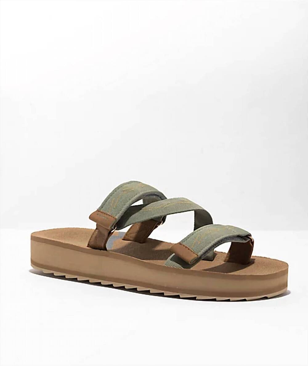 NEW COBIAN women's bethany waimea rise sandals in sage